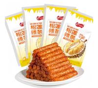 MKSDDF-68g *4 Packs Latiao Spicy Strips Durian Spicy Strips Chinese Spicy Sticks Asian Snacks Spicy Snacks-latio Gift Pack Combination
