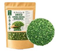 MKSDDF-Dried Spring Onions 45g - Chopped Spring Onion Flakes for Ramen Toppings, Instant Noodles, Soups, Fried Rice & Cooking, Ready to Use Dehydrated Green Onions&100% Natural