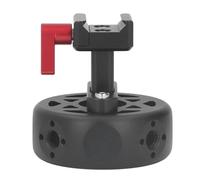 MKSDJFKA Lock Clamp Round Quick Release, Camera Cage Accessory for DSLR Camera Rig, 3/8in Thread Aluminium Alloy Light Weight Rail Clamp with QR Locking Rod for Mirrorless Cameras