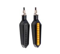 MKSZY 10mm Amber Turn Signal Indicator Light Front Rear White Day Running Flowing Red Brake Lamps For Suzuki Hayabusa GSX1300R GSX250R