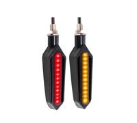 MKSZY 10mm Amber Turn Signal Indicator Light Front Rear White Day Running Flowing Red Brake Lamps For Triumph Tiger 800 900 Speed Triple For Daytona 675