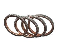 MKSZY 44x3.5 Motorcycle Exhaust Pipe Gasket For Y&amaha FZS1000 For F&azer 2001-2015 MT-09 MT09 850 2013-2023 TRACER 9 GT 2021-2022 XSR900 2020-2022 FZ09