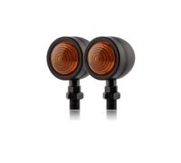 MKSZY Chrome Bullet Turn Signals Indicator Light Retro 12V Moto Blinker Lamp Single Wire Lights For Hyosung