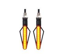 MKSZY Turn Signal 10mm Amber Indicator Light Front Rear White Day Running Flowing Red Brake Lamps For APRILIA RS 660 125 Shiver 750 RS660 RS125