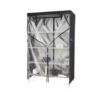 MKTOLHUS 420D Storage Rack Cover Heavy Duty MKTOLHUS 420D Storage | Oxford Fabric Shelf Protector with Zipper, Dustproof Sunproof Garden Furniture Case for Patio Yard, Black