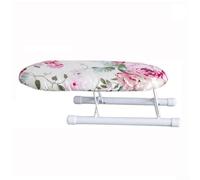 MKTOLHUS for MINI Sleeve Ironing Board with Cotton Cover, Foldable Iron for Cuffs and Collars, Non-Slip Plastic Feet, Compact Desktop Ironing Station(A)