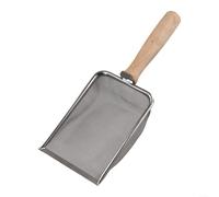 MKTOLHUS Garden Soil Sieve Set with Stainless Steel Shovel, Wooden Handle Compost Sifter for Potting Mix, Sand and Debris Removal, 4-Pack Mesh Sizes 1mm to 5mm(1mm)