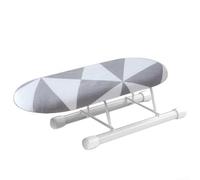 MKTOLHUS Mini Sleeve Ironing Board for Cuffs and Collars | Cotton Cover, Foldable, Non-Slip Plastic Feet, Compact Desktop Station