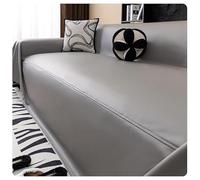 Mkuha Silver,180x280cm,Sofa Covers 1 2 3 4 Seater Non Slip Universel Sofa Slipcovers Artificial Leather Fully Enclosed Sofa Cushion Covers Soft Thin Sofa Protectors from Pets/Kids/Dogs