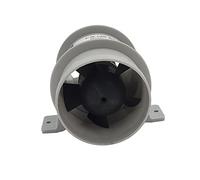 MKVAXR 1 Pcs Marine 3 Inch In-Line Bilge Turbo Blower 12 Volt Water Resistant White Suit Five-Fan Quiet Boat Accessories Boat Engine Blower Fan