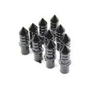 MKVAXR 10Pcs 5mm Motorcycle Moto Windshield Windscreen Spike Bolts Screws Wellnut Washers Fastener Kit Black Motorcycle Windshield(Black)