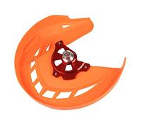 MKVAXR 15mm Hub X-Brake Front Brake Disc Rotor Guard Cover Protector Protection Motocross Off Road For CR CRF CR125 2004-2005 CR250 CRF250L 2004-2015 Motorcycle Brake Disc Guard(Orange)