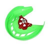 MKVAXR 15mm Hub X-Brake Front Brake Disc Rotor Guard Cover Protector Protection Motocross Off Road For CR CRF CR125 2004-2005 CR250 CRF250L 2004-2015 Motorcycle Brake Disc Guard(Green)