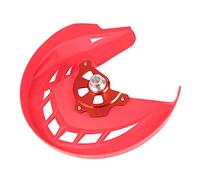 MKVAXR 15mm Hub X-Brake Front Brake Disc Rotor Guard Cover Protector Protection Motocross Off Road For CR CRF CR125 2004-2005 CR250 CRF250L 2004-2015 Motorcycle Brake Disc Guard(Red)