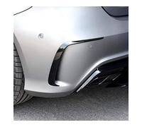 MKVAXR 1Pair Car Black Abs Rear Bumper Splitter Spoilers Canard, for Mercedes-Benz, W176 A200 A250 A45 Amg 2013-2016 Car Spoiler Trim