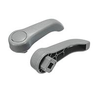 MKVAXR 1Pair Car Seat Handles, for Renault, for Clio MK2 Adjusting Lever Handle Pull Set Black Gray Car Seat Adjustment Handle(1pair Gray)
