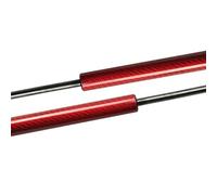 MKVAXR 1PC Damper, for Peugeot, 407 2004-2011 Front Bonnet Hood Strut Spring Lift Support Shock Absorber Rod Car Bonnet Shock Absorber(Red carbon fiber)