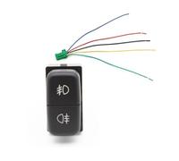 MKVAXR 1pc LED Light Dual key switch Central Door Lock Switch Unlock Button, for Mitsubishi, Pajero V73 Car Door Unlock Switch(Dual fog)