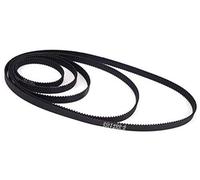 MKVAXR 1Pcs GT2 Closed Loop Rubber Timing Belt, 2GT-134 To 2GT-186, Width 6mm 10mm, Synchronous Belts Part, 3D Printer Parts Precise size 3D Printer Timing Belt(BLACK 2GT Length 180mm)