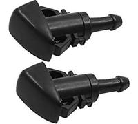 MKVAXR 2pcs 15878745 Front Windshield Wiper Nozzles Spray Jet, for GMC, for Chevrolet, for Oldsmobile, Heated Washer Nozzle