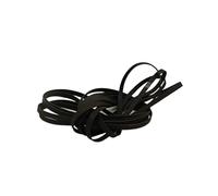 MKVAXR 2pcs 3D Printer Timing Belt, GT2/2M Closed Loop Rubber Belt, Length 1220mm 1800mm, Teeth 610T 900T, Width 15mm/10mm/6mm Precise size 3D Printer Timing Belt(BLACK GT2 Length 1220)