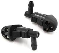 MKVAXR 2Pcs ABS Automobile Windshield Washer Wiper Water Spray Nozzle for Chevrolet, for Cruze Heated Washer Nozzle