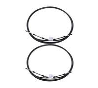 MKVAXR 2pcs Black Throttle Shift Remote Control Box Cable, for YAMAHA, Outboard 13 FT Marine Cable