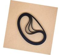 MKVAXR 2PCS GT2 Closed Loop Rubber Timing Belt, 2GT Width 6mm, Length 610/616/630/640/650/660/670/696/700/710/738 mm, Synchronous Belts Part Precise size 3D Printer Timing Belt(BLACK Length 696mm)