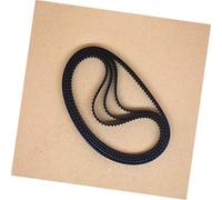 MKVAXR 2PCS GT2 Closed Loop Rubber Timing Belt, 2GT Width 6mm, Length 610/616/630/640/650/660/670/696/700/710/738 mm, Synchronous Belts Part Precise size 3D Printer Timing Belt(BLACK Length 616mm)