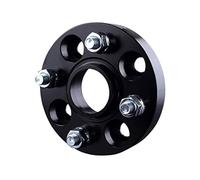 MKVAXR 2PCS Wheel Spacers 5x114.3 15mm 20mm Hubcentric 64.1mm Aluminum Wheel Spacer Adapter, For CRV, for Civic, for Accord, Separadores Wheel Spacer(Black 1PCS 35MM)