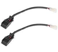 MKVAXR 2pcs Windshield Washer Nozzles Spray Jet with Heated，Left Right 6E0955986B A, for VW, for Touareg, 2002-2010 Heated Washer Nozzle