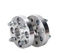 MKVAXR 2Piece PCD 4x108 65.1mm 20/25/30/35/40mm Wheel Spacer Adapter, for Citroen, for C-Elysée C2/C3/C3-XR/C4/C4L/C4 Cactus/DS3/DS4 M12XP1.5 Wheel Spacer(Black 2PCS 25MM SILVER)