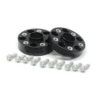MKVAXR 2Pieces 20/25/30/35mm Aluminum Alloy CNC Wheel Spacers Suit PCD 5x100 CB 57.1, for, A1, A2, A3, TT, for FOX, for Golf Wheel Spacer(2PCS 20MM BLACK)