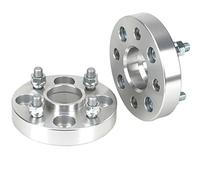 MKVAXR 2Pieces PCD 4x108 65.1mm 15/20/25/30/35/40mm Wheel Spacer Adapter, for Peugeot, 206/2008/207/208/306/307/308/3008/408/406/301 Wheel Spacer(Black 2PCS 30MM SILVER)