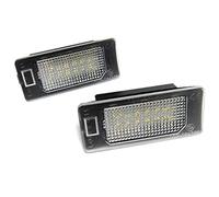 MKVAXR 2x LED Licence Number Plate Light White Canbus, for Ateca, formentor Ibiza IV ST Fabia Kamiq, for Octavia, Rapid, for Superb Yeti Vehicle license tag light