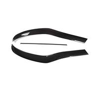 MKVAXR 3Pcs Car Front Bumper Plate Carbon Fiber Trim Strip Spoiler, for Mercedes-Benz, E Class W213 2016-2019 Car Spoiler Trim