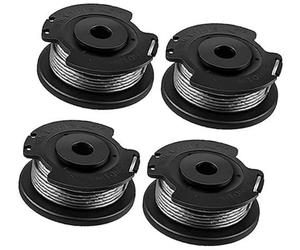 MKVAXR 4 Pack String Trimmer Spool Line Replacement, for Bosch, Easy Grass Cut 18V 18 23 26 18-230 18-260 Strimmer Lawnmower F016800569 Lawn Mower Spool Replacement
