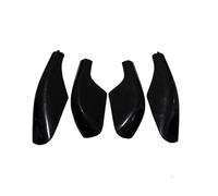 MKVAXR 4pcs Roof Rack Rail End Cover Shell Cap, for TOYOTA, for Land Cruiser LC100 FJ100 1998 1999 2000 2001 2002 2003 2004 2005 2006 2007 Car Roof Rack(Black)