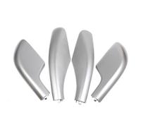 MKVAXR 4pcs Roof Rack Rail End Cover Shell Cap, for TOYOTA, for Land Cruiser LC100 FJ100 1998 1999 2000 2001 2002 2003 2004 2005 2006 2007 Car Roof Rack(Silver)