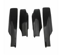 MKVAXR 4Pcs/set Roof Rack Shell Protective Cover, for TOYOTA, for RAV4, for XA30 2006-2012 Front Rear Black Roof Luggage Bar Rail End Shell Car Roof Rack