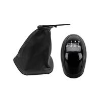 MKVAXR 5 6 Speed Car Gear Shift Knob Gaiter, for Mercedes-Benz, Sprinter W 906 W906 2006-2018 Lever Stick Leather Boot Cover Accessories Car Gear Shift Knob(Black 6 Speed 2Pcs)