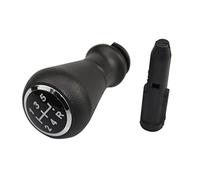 MKVAXR 5 Speed Car Manual Gear Shift Knob Sleeve Adapter Lever, for Peugeot, 106 206 306 406 207 307 407, for Citroen, C4 Gear Shift Knob(Black A+b)