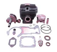 MKVAXR 52mm Cylinder Crankshaft Oil Seal Piston Kit, for MS440 044 Chainsaw Complete Gasket Set 1128 020 1227 029 2301 Cylinder Piston