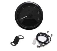 MKVAXR 8-18V Universal LCD Digital Tachometer Speedometer Odometer Motorcycle Motorbike 12000RPM 2 4 Cylinders Motorcycle Speedometer(Sensor and bracket)
