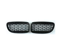 MKVAXR A Pair Diamond Grills, for BMW, for E90 E91 318i 320i 325i 2009-2012 Car Grill Grille Front Bumper Racing Grill Car Accessories Radiator Grille(Gloss Black)