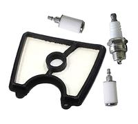 MKVAXR Air FIlter, for Husqvarna, 125B 125BX 590848901 Service Kit Tune Up Kit 2*fuel Filter 1*air Filter 1*spark Plug Lawn Mower Spark Plug