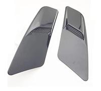 MKVAXR Air Intake Grille Protective Cover 1 Pair Black Car Front Hood Air Intake Trim Panel Bonnet Air Vent Cover, for Ford, for Mustang, 2015 2016 2017 Bonnet vents Air Vent Cover Trim