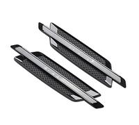 MKVAXR Air Intake Grille Protective Cover 2Pcs Car Side Air Vent Fender Outlet Cover Trim For A4 A5 A6 A7 A8 Q3 Q5 Q7 S4 S5 S6 S8 TT Side Air Vent Fender Trim Bonnet vents Air Vent Cover Trim