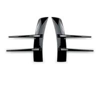 MKVAXR Air Intake Grille Protective Cover, for, A-Class W177 A200 A220 2019 2020 Car Front Wheel ABS Air Vent Hood Side Fender Auto Stickers Bonnet vents Air Vent Cover Trim(BLACK Glossy Black)