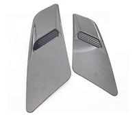 MKVAXR Air Intake Grille Protective Cover, for Ford, for Mustang, 2015 2016 2017 1 Pair Black Car Front Hood Air Intake Trim Panel Bonnet Air Vent Cover Bonnet vents Air Vent Cover Trim